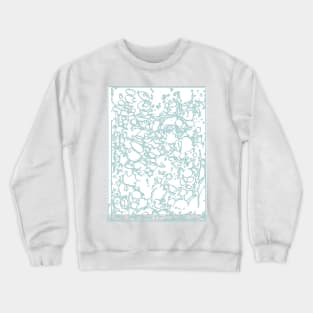 Rainbow Squiggles Paint Pencil Arty Lines Crewneck Sweatshirt